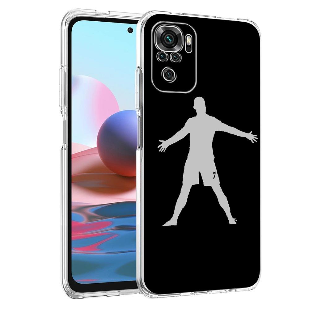 Чехол для телефона с изображением футболиста, футбольное искусство, для Xiaomi Redmi Note 12 11 9S 9 8 10 Pro Plus 7 8T 9C 9A 8A K40 Gaming, мягкий прозрачный чехол