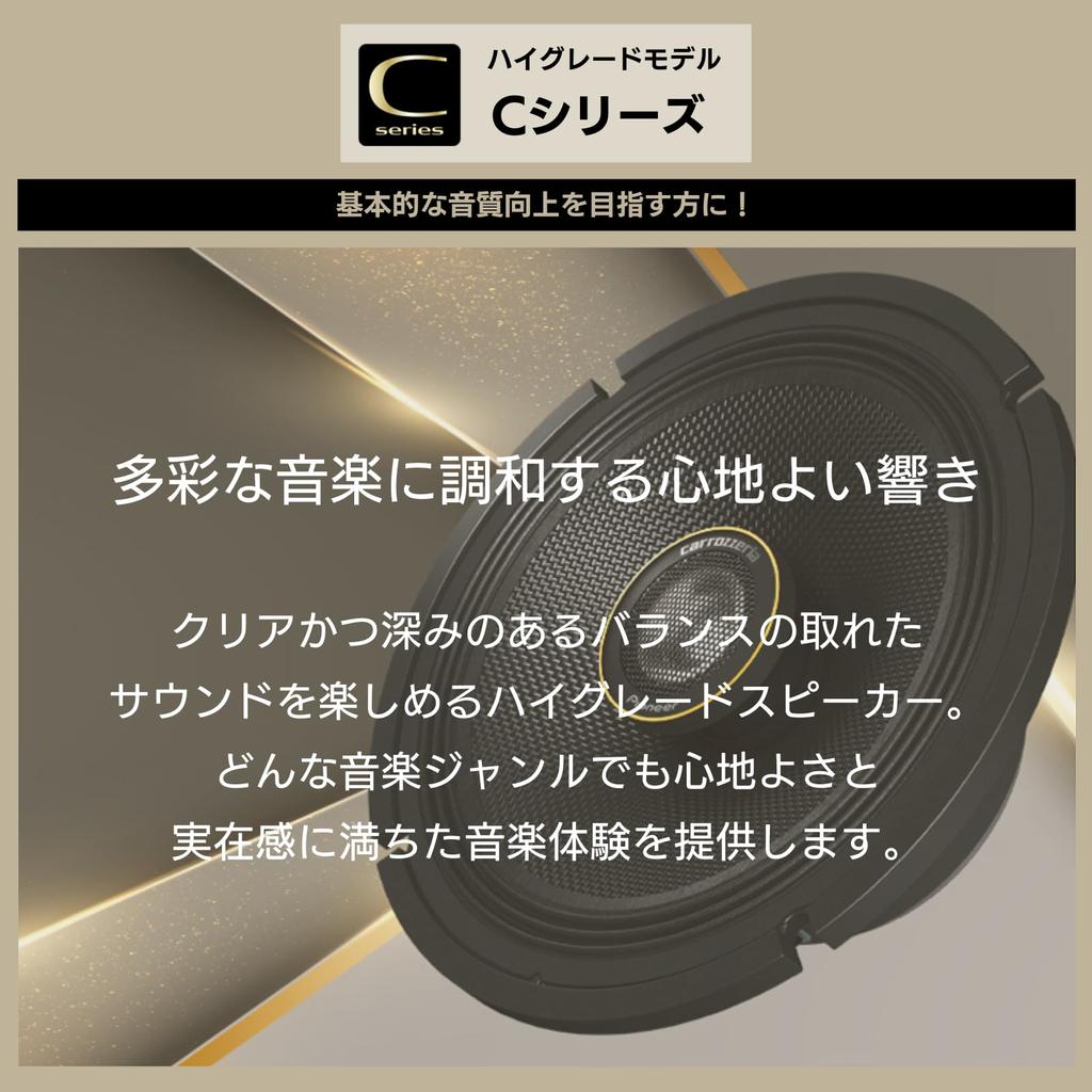 Pioneer Динамик 17 см, индивидуальный коаксиальный динамик, 2-полосный, совместимый с высоким разрешением Carrozzeria TS-C1740