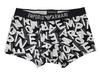 Emporio Armani Boxer Briefs with Logo Size White and EM000232 AF10794 Made In Men's Print, XL, Black, FC110, Italy.
