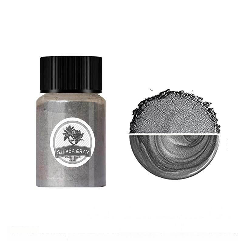 20ml Iridescent Gold & White Candle Mica Powder - DIY Glitter Pearlescent Pigment for Handmade Wax Creations