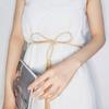 Bandage Belts Simple Twist Tassel Dress Waist Rope Women Braided Belts Woven Waist Belts Velvet