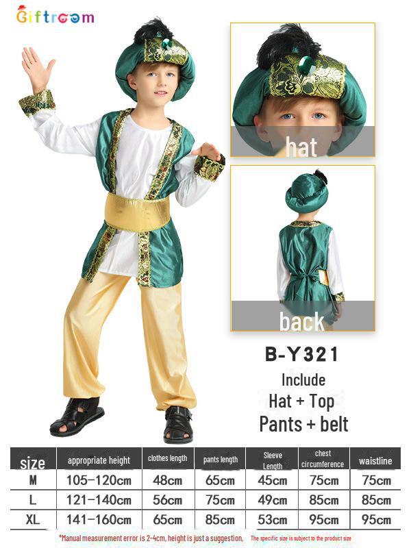 Детский маскарадный костюм: Арабский принц и греческая принцесса