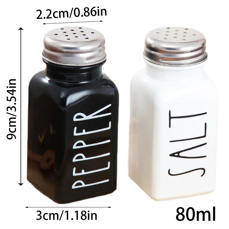 Sprinkler Bottle 2pcs Kitchen Decor Farmhouse Salt And Pepper Shakers Set