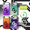 Крутой чехол для телефона с молнией для iPhone 17, 16, 15, 14, 13, 12, 11 Plus, Pro Max. Магнитный для беспроводной зарядки MagSafe