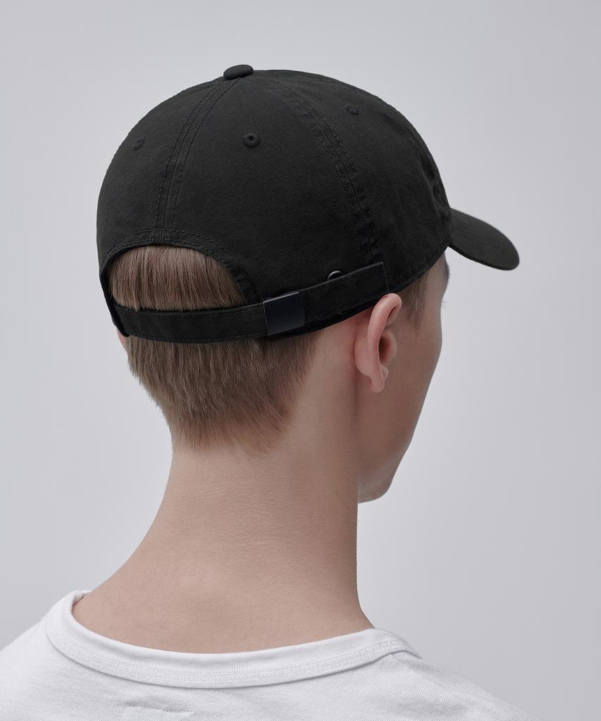 MUSINSA STANDARD Cotton Washed Ball Cap [Black]