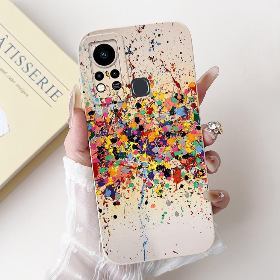 Чехол для Infinix Hot 11S X6812 X6812B Милый мультяшный чехол-панда Ударопрочные чехлы для телефона для Infinix Hot 11S NFC Hot11s Мягкие Fundas
