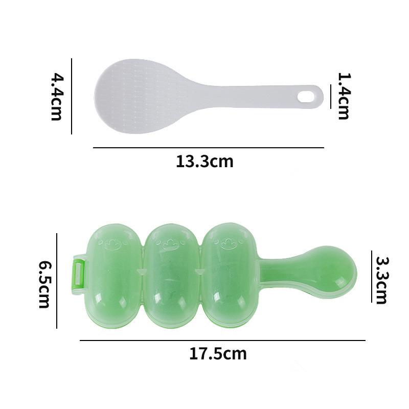 Форма-шейкер для рисовых шариков для младенцев и детей Детские сады Питание Суши-мейкер Форма для рисовых шариков своими руками Вспомогательное средство для кухни своими руками Аксессуары для бенто