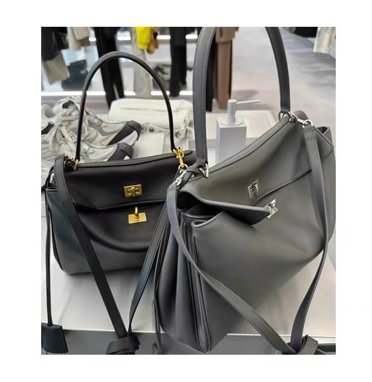 Новая 2024 года Женская сумка через плечо Родео B-бренда из натуральной кожи - Повседневная дорожная сумка-тоут Келли