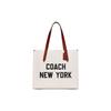 New Pebbled Leather With Wax Plant Leather And Coated Canvas One Shoulder Handbag Tubas Men's White CH765-CAH
