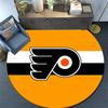 Philadelphia Flyers Round Area Rug,Carpet Rug for Living Room Bedroom Sofa Playroom Decor,Non-slip Floor Mat