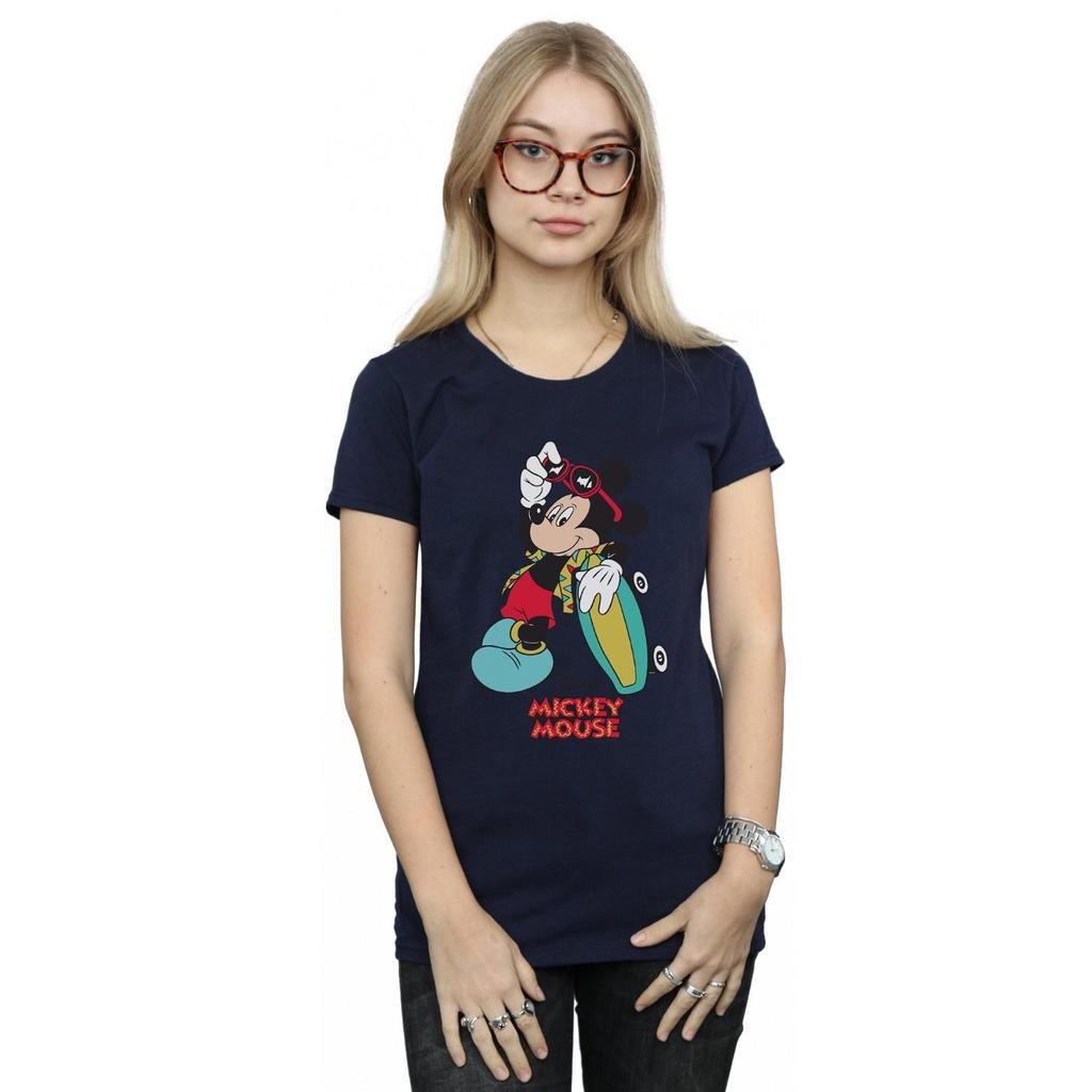 Disney Womens/Ladies Mickey Mouse Skate Dude Cotton T-Shirt