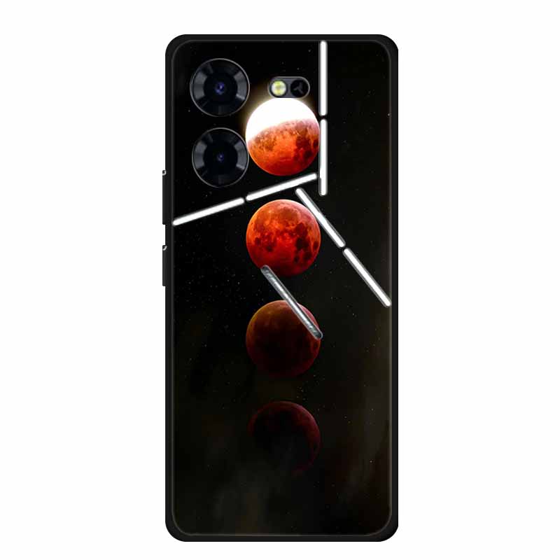 Роскошный Чехол для Tecno Pova 5 Pro 5G ТПУ Мягкий Силиконовый Задний Чехол для Tecno Pova5 Pro 2023 LH8n Чехлы для Телефона Милый 6.78" Новый чехол