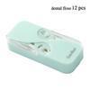 1 PC Floss Dispenser Automatic Dental Floss Storage Box Reusable Floss Toothpicks Container Portable Teeth Flosser Holder Tool