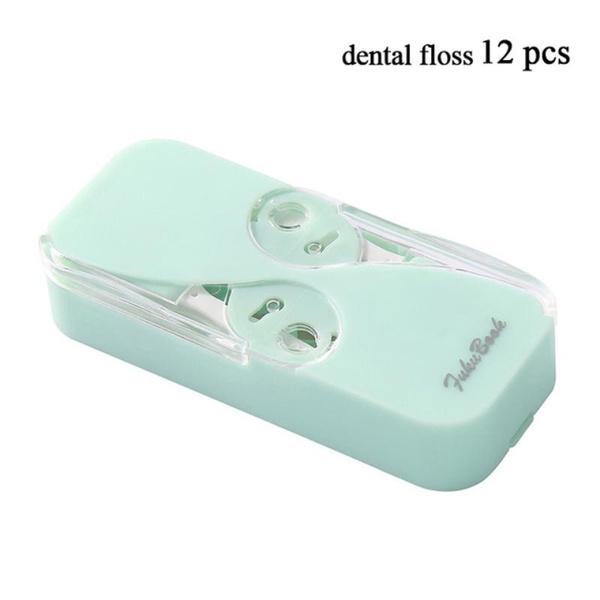1 PC Floss Dispenser Automatic Dental Floss Storage Box Reusable Floss Toothpicks Container Portable Teeth Flosser Holder Tool