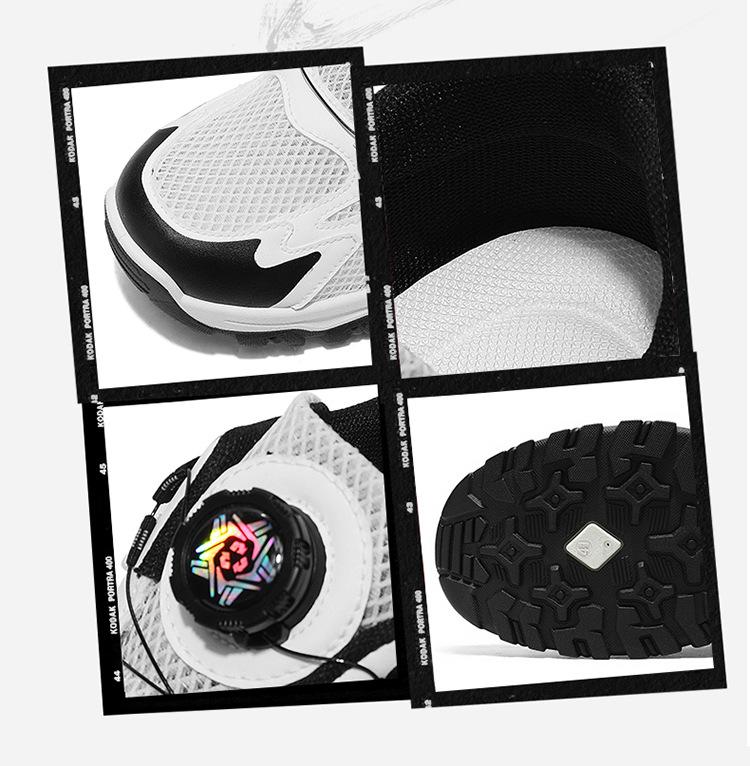 2025 New Sneakers for Men Outdoor Comfortable Breathable Button Casual Shoes Designer Men's Lightweight Non-Slip Hiking Shoes