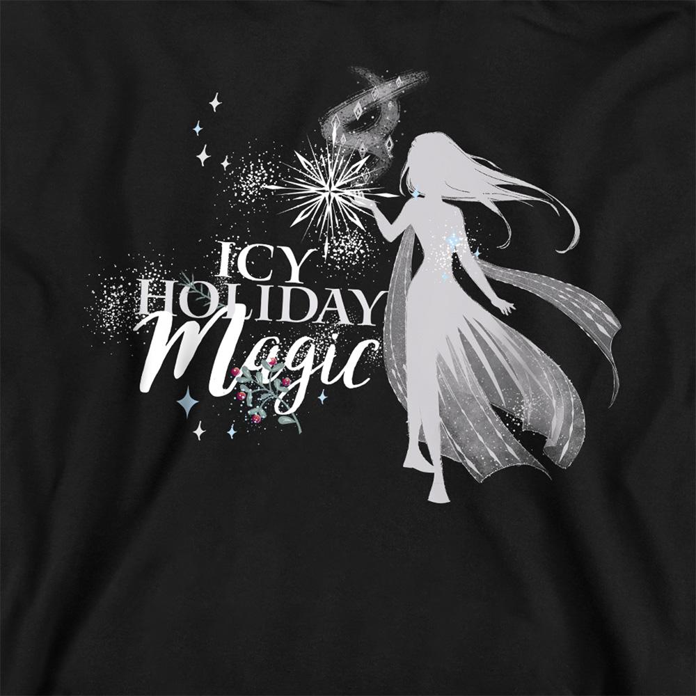Frozen Childrens/Kids Icy Holiday Magic Elsa Heather Christmas Pullover Hoodie