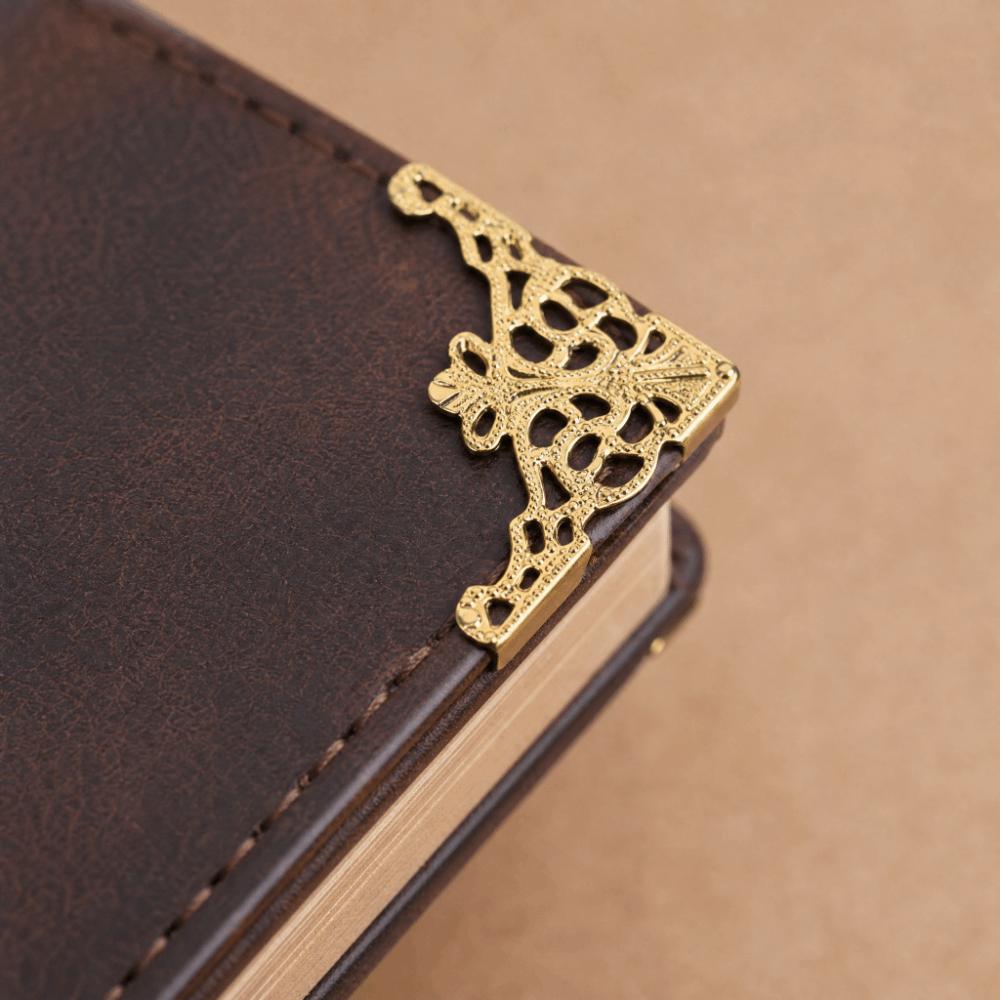 100pcs Antique Brass White Gold Retro Box Edge Guard Metal Book Album Corner Trim Table Edge
