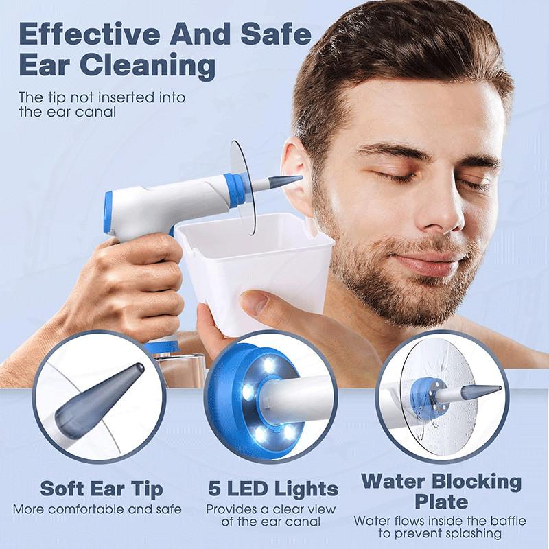 4 Pressure Mode Electric Ear Wax Removal Kit Multifunctional Electric Ear Cleaner Household Portable Ear Infection Cleaning Tool