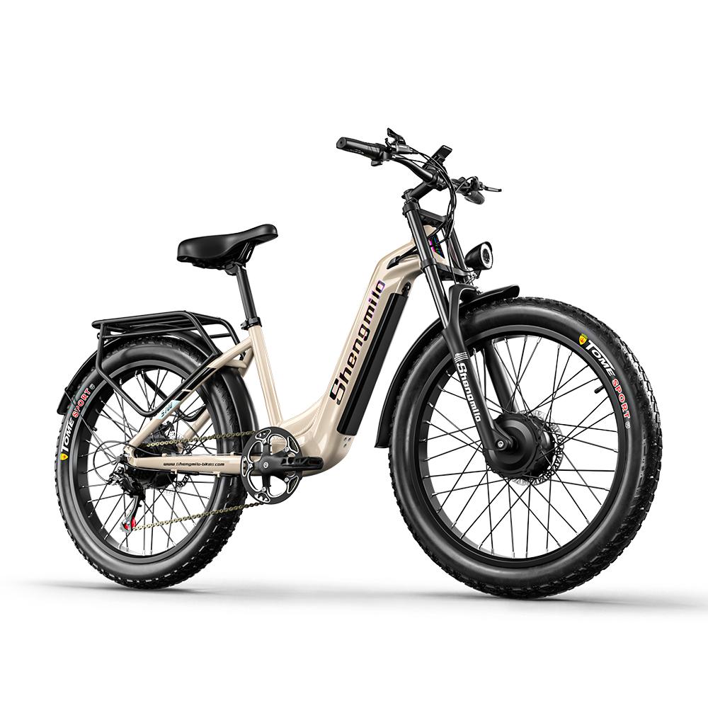 Electric Bicycle Shengmilo S700 2000W Dual Motor 48V17.5AH 26*3.0 Inch Wide Tire Snow MTB Electric Bike