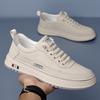 Men's Shoes 2025 Autumn and Winter Casual Board Shoes Men's Fashion White Shoes Youth Casual Leather Shoes Tide 2025