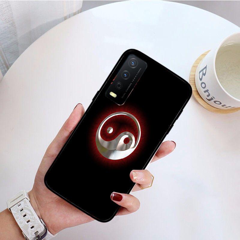 Чехол для телефона «Инь Ян с рыбой» для vivo Y31 Y30 Y33S Y11S Y12S Y17 Y20 Y20S Y21 Y21S Y1S Y53S Y15 Y19 Y91C V23 5G, чехол