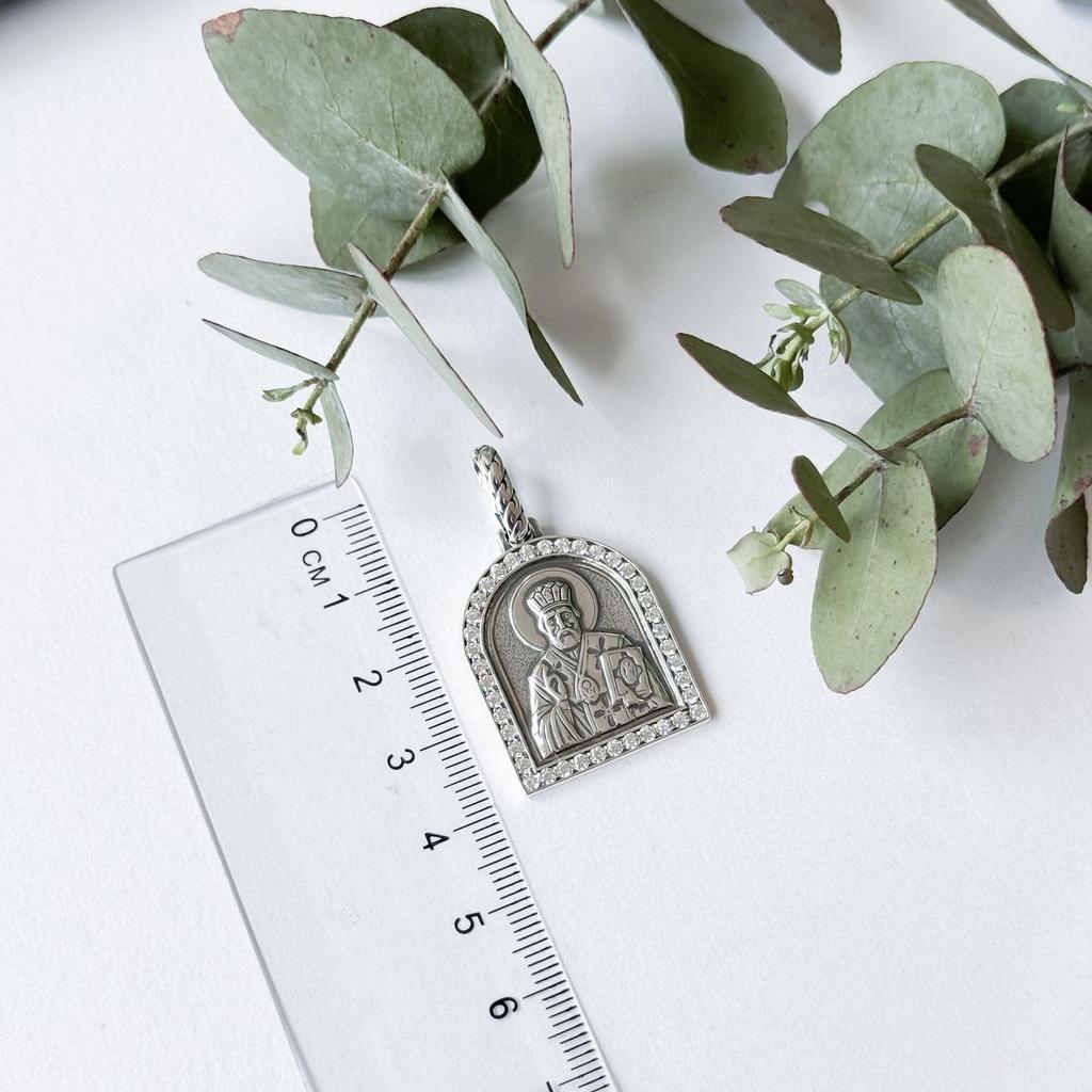 Серебряная подвеска с фианитами (2156208)