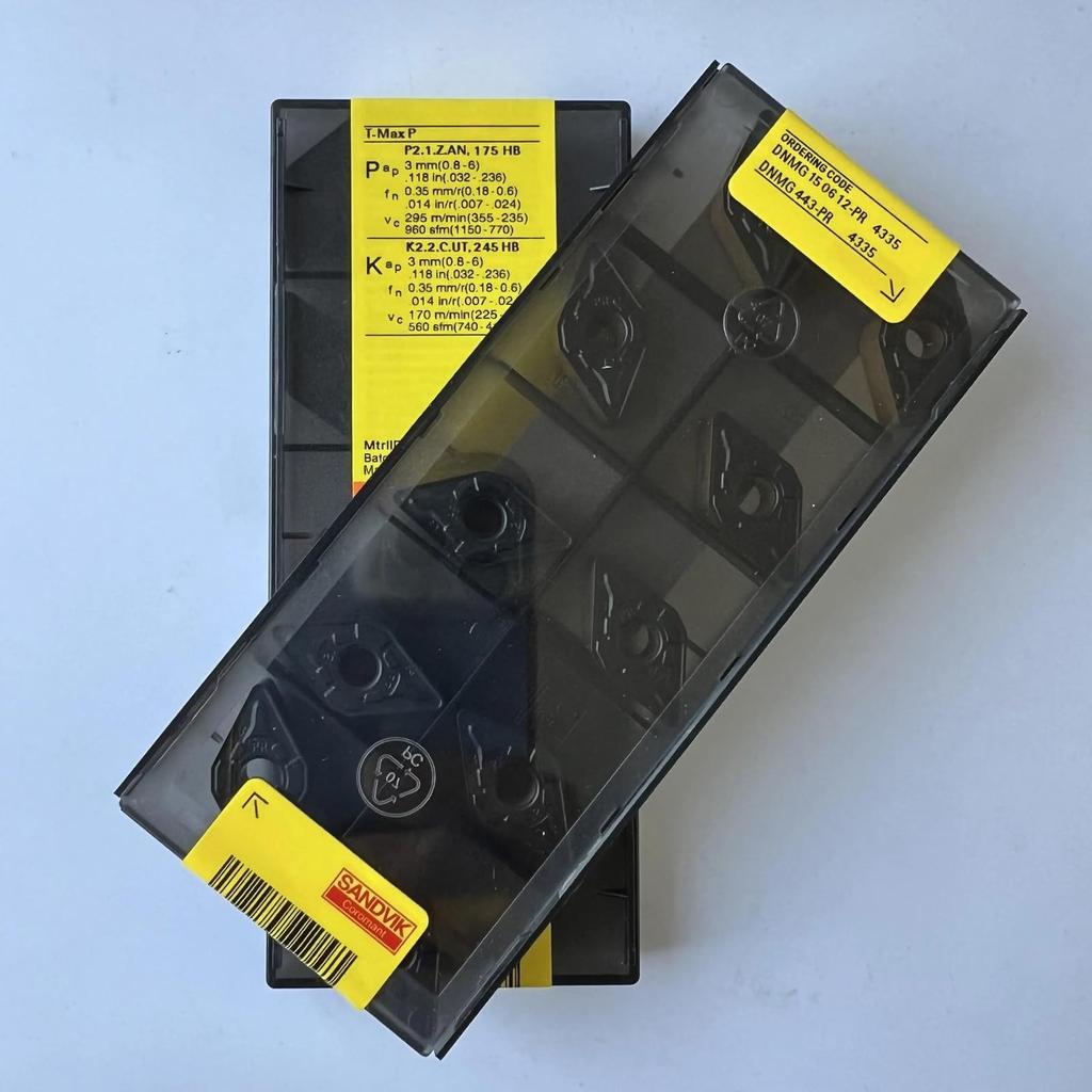 Original Sandvik / DNMG150612-PR 4335 CNC lathe carbide blade 10 PCS
