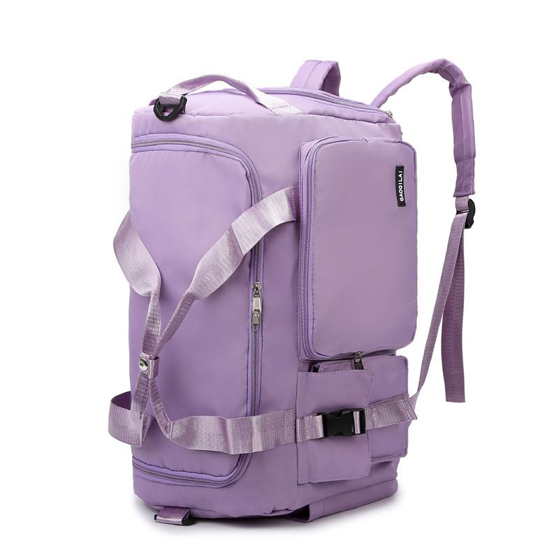 Женская многофункциональная дорожная сумка большой вместимости с отделением для сухих и влажных вещей, легкая, для перевозки и хранения багажа, чехол для сумки на колесах, сумка для спортзала