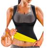Sweat Waist Trainer Vest for Women Lower Belly Fat Burning Hot Neoprene Sauna Suit Workout Tank Tops Shapewear Slimming Body Shaper Shirt Undershirt