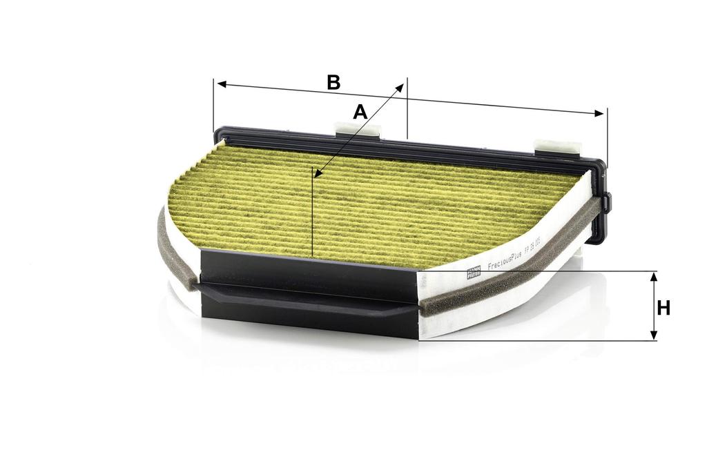 MANN FILTER Frecious Plus Кондиционер (Салон самолета) Фильтр Mercedes-Benz FP29005