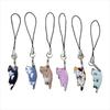 Bag Charms Case Strap Decor Phone Lanyards Cat Phone Strap Phone Hanging Charms Mobile Phone Strap