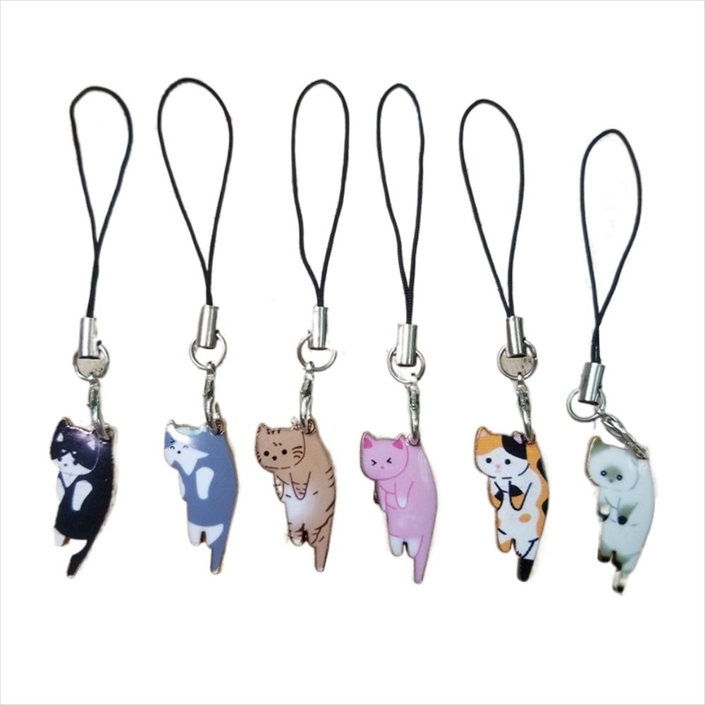 Bag Charms Case Strap Decor Phone Lanyards Cat Phone Strap Phone Hanging Charms Mobile Phone Strap
