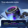 AL19 Phone Magnetic Cooler Fan 2 in1 Semiconductor Freezable Ice Cooling Radiator Digital Display Mobile Phone Radiator for iPad
