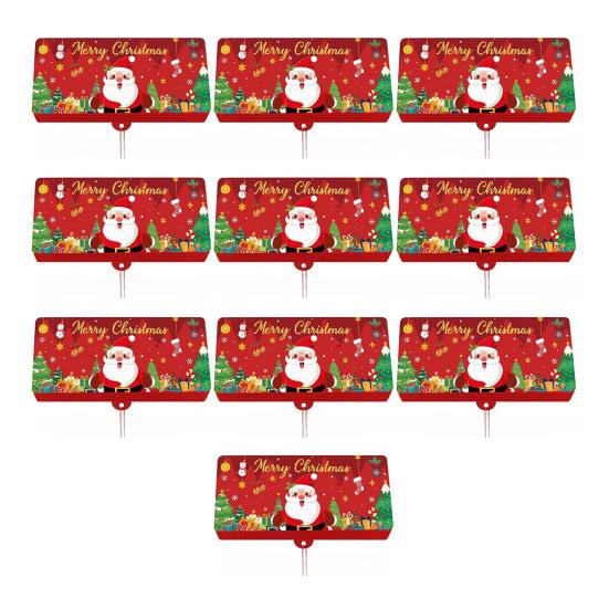 Рождественские конверты для денежных подарков 10 отделений Сюрприз Держатель для рождественской подарочной карты для наличных денег DIY Праздничный денежный конверт для мужчин женщин девочек мальчиков