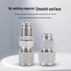 304 Stainless Steel Bulkhead Push-to-Connect Fitting