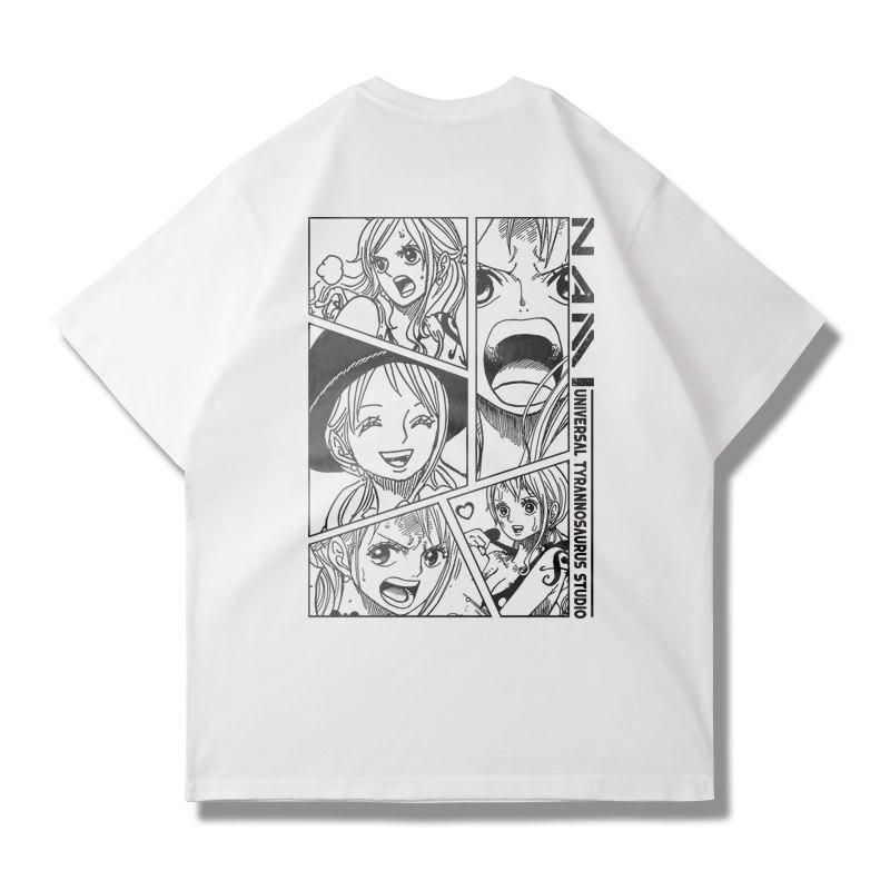 One Piece Graphic TShirt Luffy ACE Anime Tee Unisexs 2026 Summer Fashion Oversize Street Casual Y2K Tops Streetwear Clothing