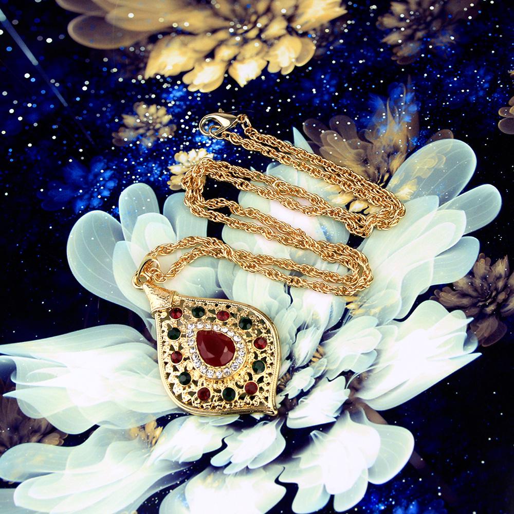 Sunspicems уникальный золотой цвет Марокко длинный кулон ожерелье змеиная цепочка для женщин арабские этнические свадебные украшения турецкий подарок