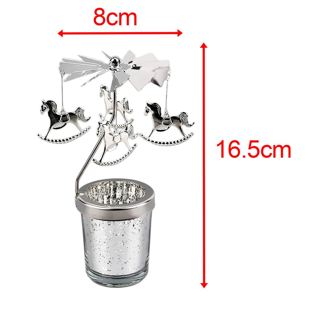 Металлический вращающийся подсвечник, подсвечник для чайной свечи, настольное украшение, декор, деревенский свадебный декор для стола, вращающийся подсвечник