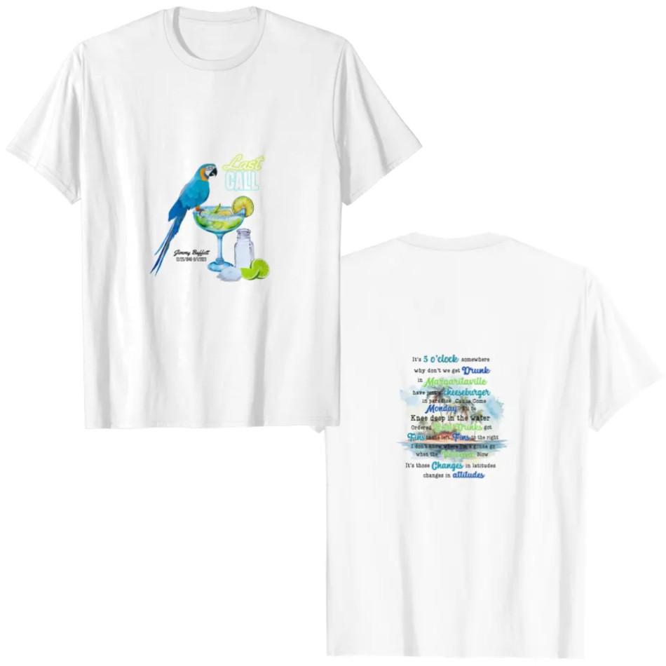 Jimmy Buffett Memorial Shirt Heavyweight T-Shirt Mens Womens Tees Top Men