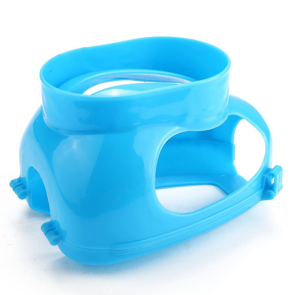 Plastic Pigeon Holder for Injection Feeding Fixed Mount Bird Supply(blue)