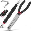 2PCS Car Electrical Disconnect Pliers Steel Connectors Separators Tool for Automotive Plug Connectors Maintenance
