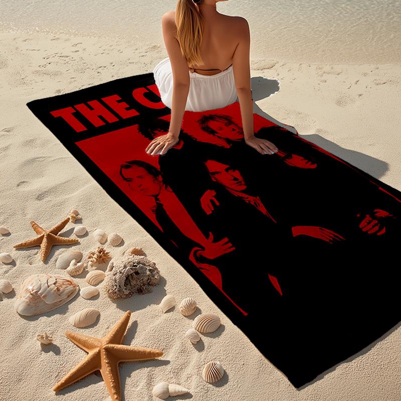 The Cure Rock Band Fashion Beach Towel: Ideal for Summer Adventures Soft, absorbent and quick drying suitable for swimming and bathing