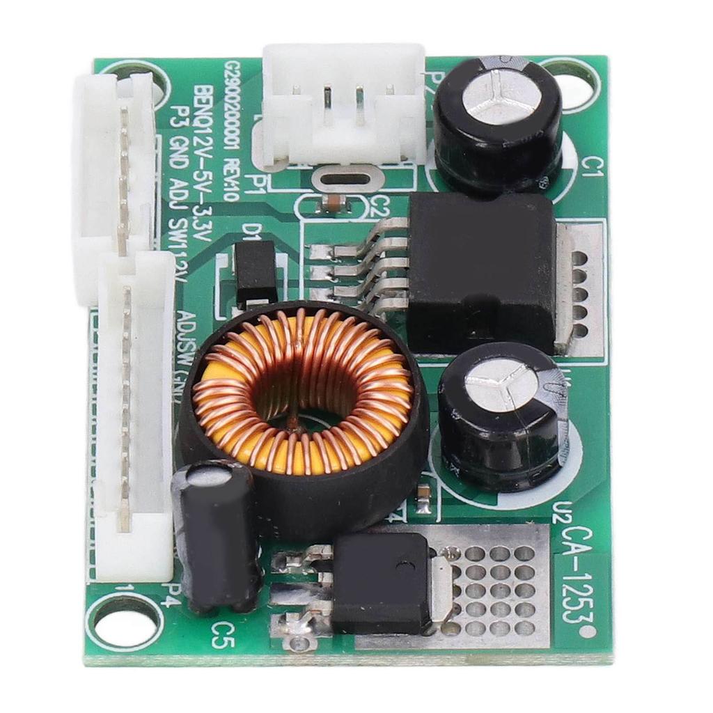 2Pcs Voltage Converter Module PCB LCD Power Supply Board with 3 Interface 12V To 5V 3.3V