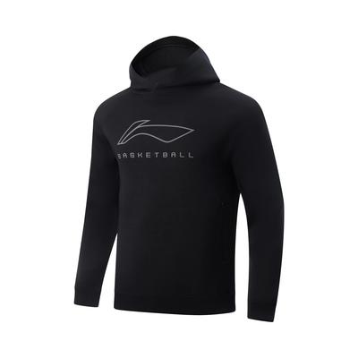 Li-Ning Профессиональная баскетбольная серия Худи-пуловер с надписью Мужские топы AWDV549-1