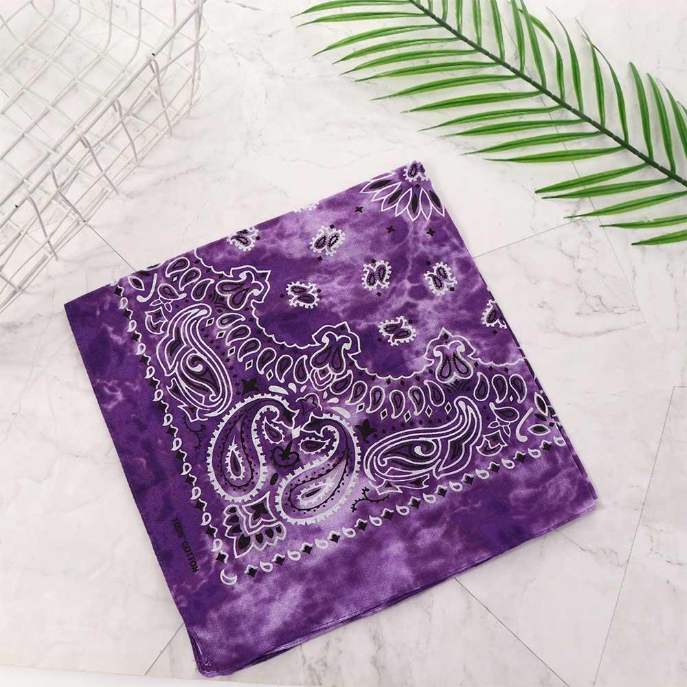 Scarf Seamless Scarves Tie Dye Bandana Hip Hop Paisley Headband Hip Hop Headwea Cycling Outdoor