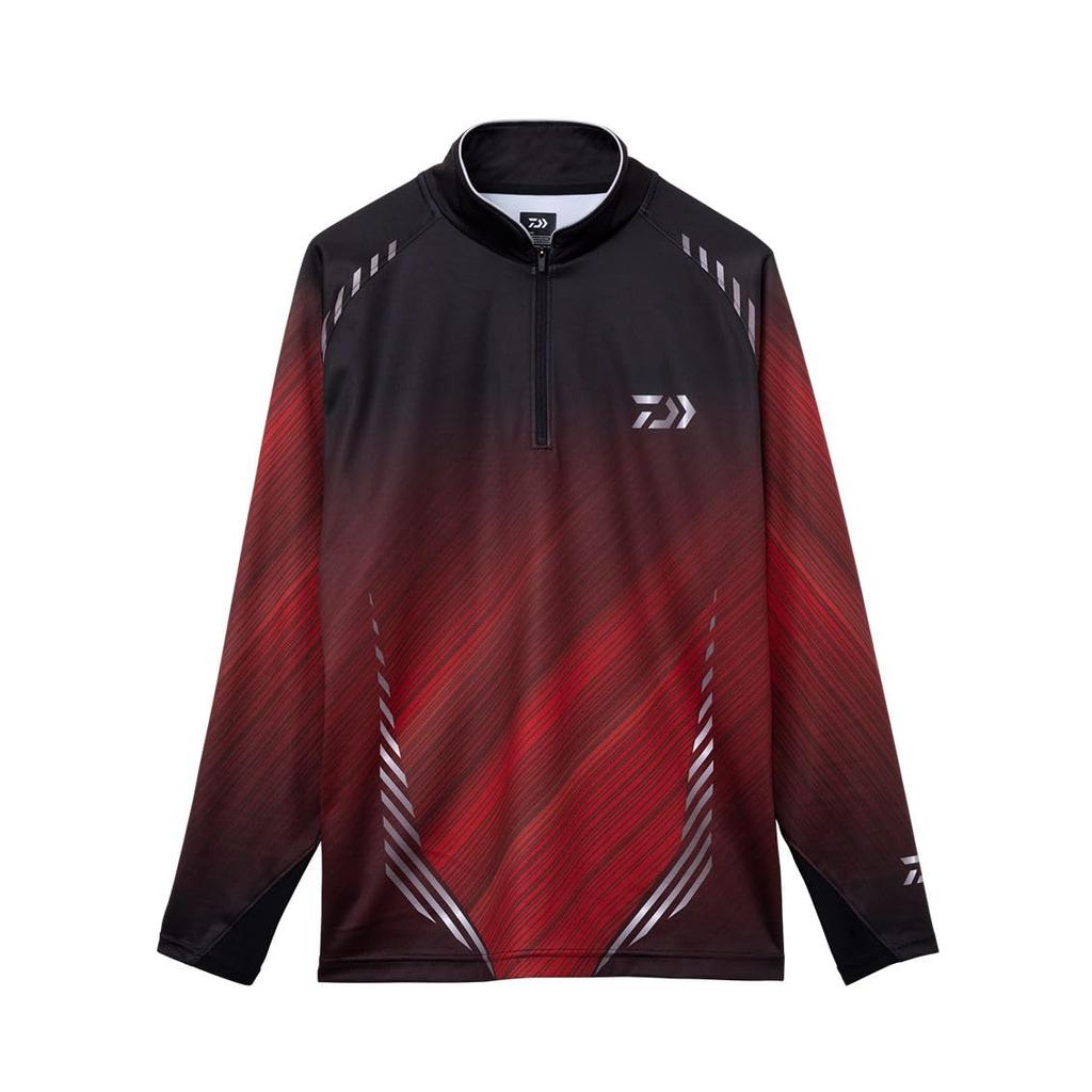 Daiwa Expert Light Zip Shirt Red Fishing Fishing DE-7723 Men's