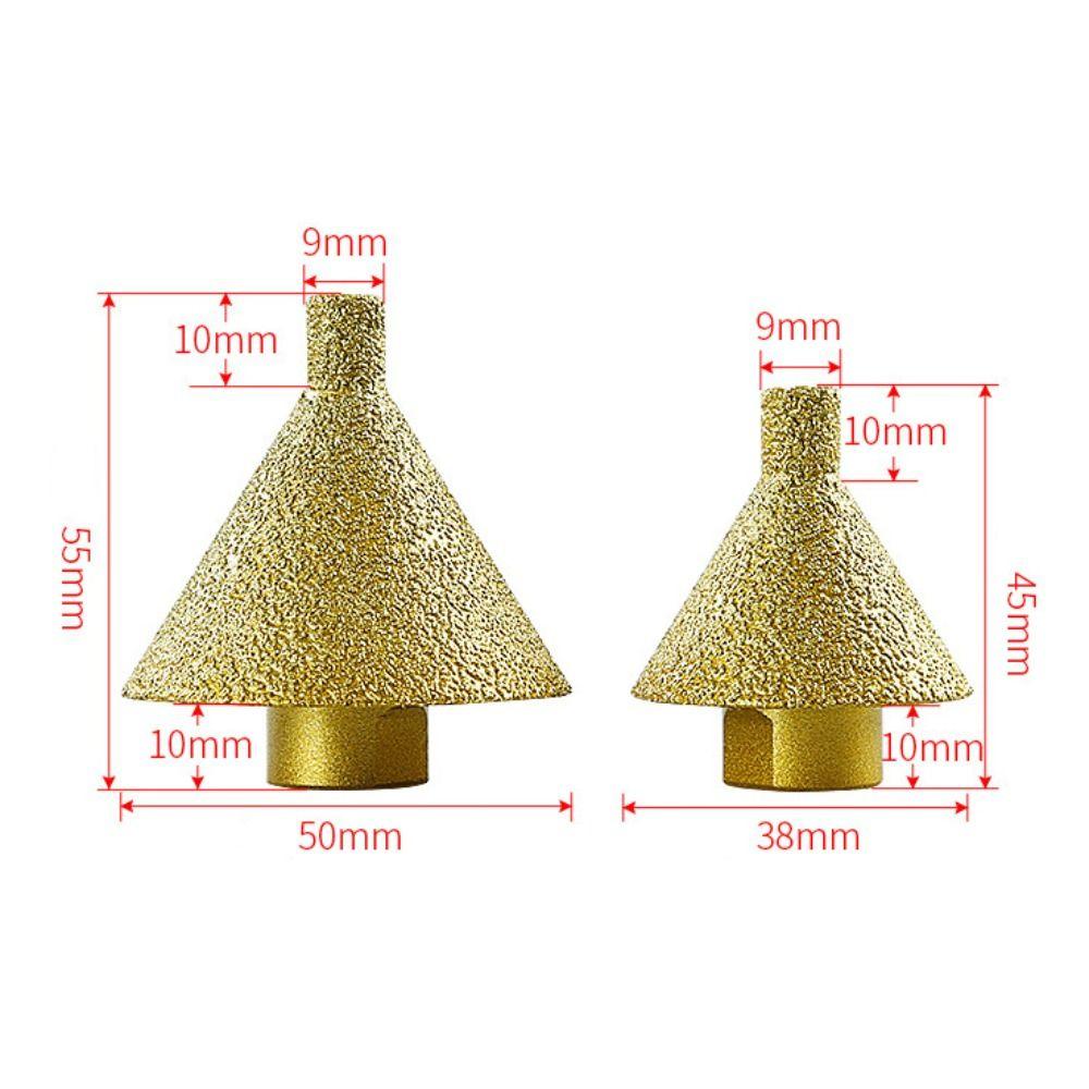 Grinding Head Ceramic Tile Hole Opener 38/50mm Hole Opener Bit Diamond Beveling Chamfer Bit