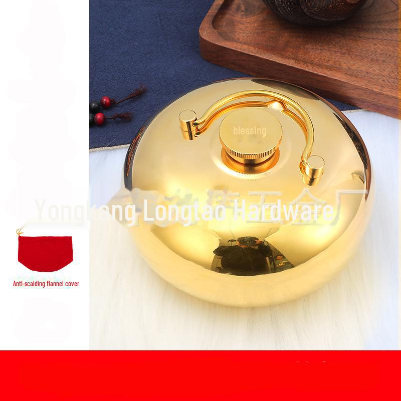 Jitao Yu Pozi Чистая медная грелка с водой Массажер для рук и ног в стиле ретро