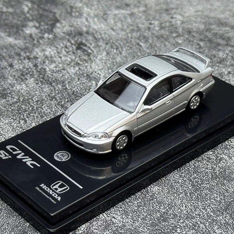 VZH5 Diecast 1/64 Scale HONDA CIVIC SI EM1Alloy Car Model HONDA CIVIC Play Vehicles Collectible Model Toys for Boys Original Box