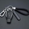 Anti-lost Phone Number Plate Pendant Car Keychain Key Ring